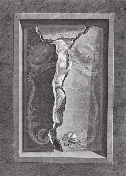 Große Abbildung Nr.1: 120-3782 Mechel, Christian von: (Künstlergraphik, Totentanz)