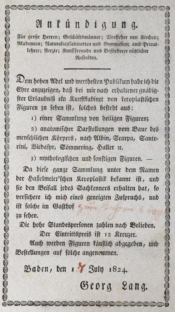 Große Abbildung Nr.1: 120-381 Ankündigung.: (Zirkus - Schausteller)