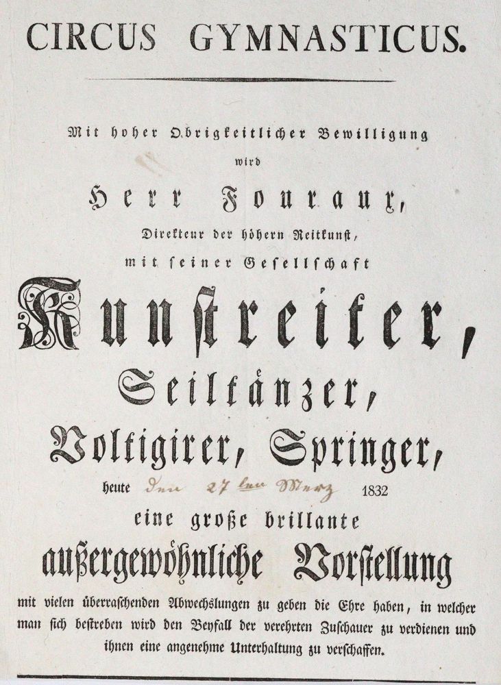 Große Abbildung Nr.1: 120-382 Circus Gymnasticus.: (Zirkus - Schausteller)