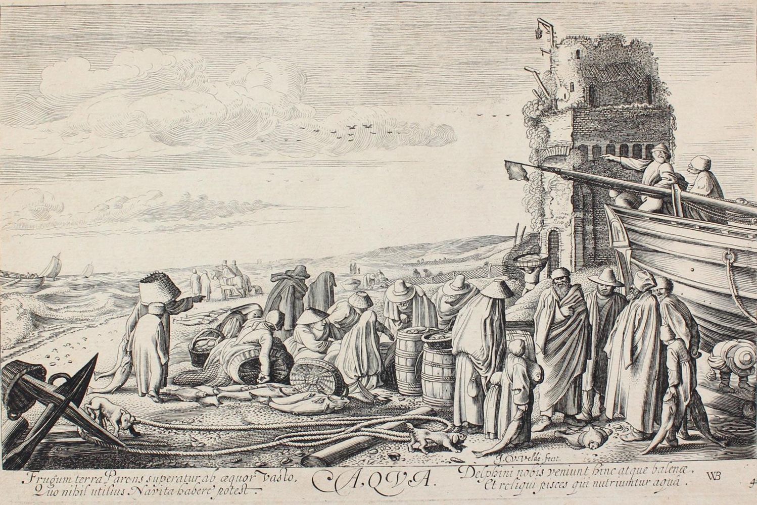 Große Abbildung Nr.1: 120-3823 Velde, Jan van de II: (Künstlergraphik)