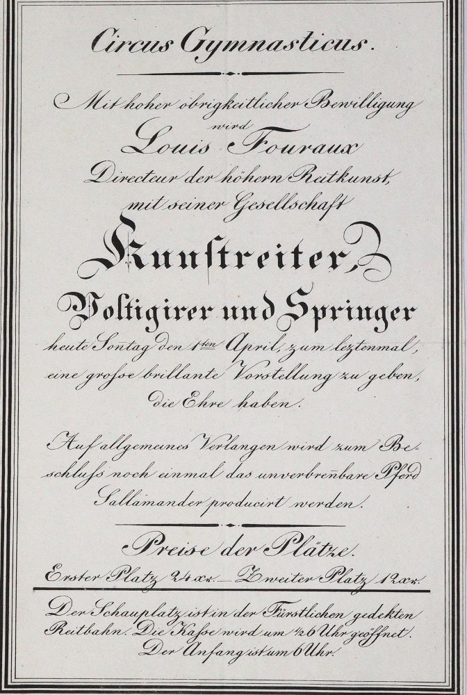 Große Abbildung Nr.1: 120-383 Circus Gymnasticus.: (Zirkus - Schausteller)