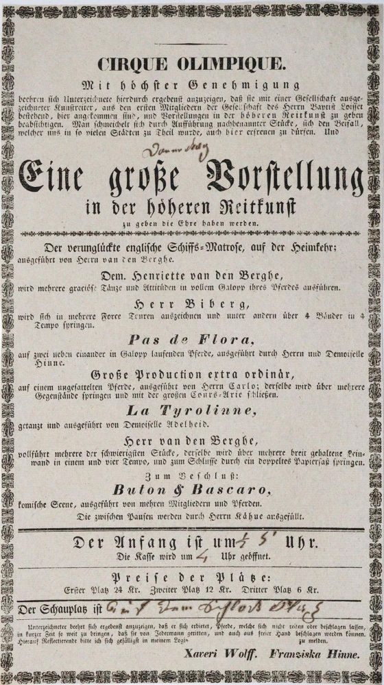 Große Abbildung Nr.1: 120-384 Cirque Olimpique.: (Zirkus - Schausteller)