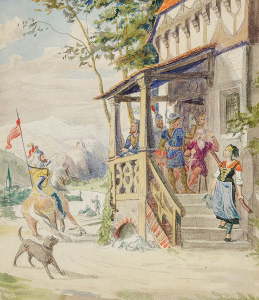Große Abbildung Nr.2: 120-3844 Volkmann, Hans Richard von: (Künstlergraphik)
