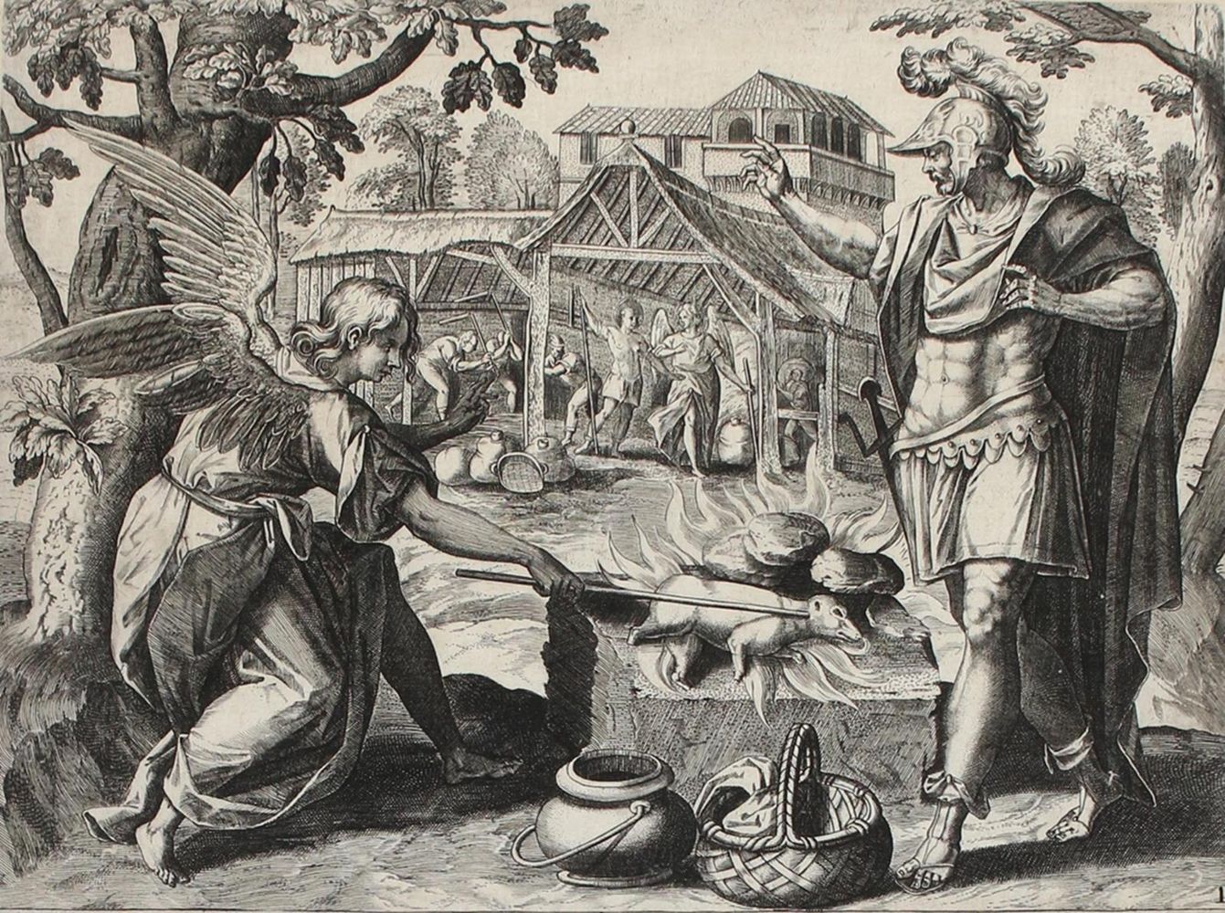 Große Abbildung Nr.1: 120-3849 Vos, Maarten de: (Künstlergraphik)
