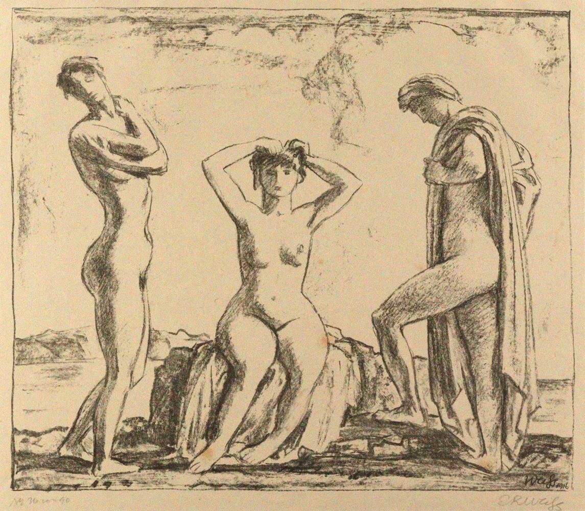 Große Abbildung Nr.1: 120-3891 Weiss, Emil Rudolf: (Künstlergraphik)