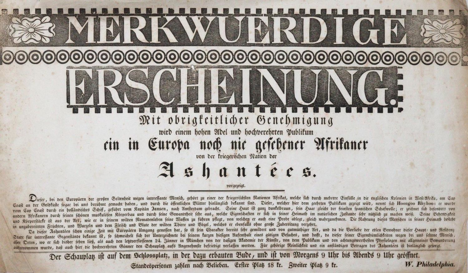 Große Abbildung Nr.1: 120-391 Merkwürdige Erscheinung.: (Zirkus - Schausteller)