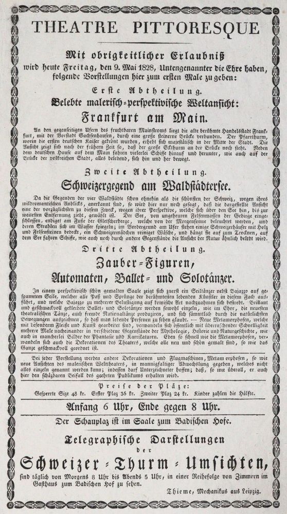 Große Abbildung Nr.1: 120-404 Theatre Pittoresque.: (Zirkus - Schausteller)