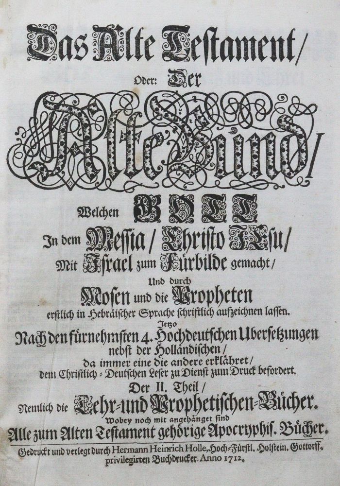 Große Abbildung Nr.1: 120-42 Biblia polyglotta.: (Bibeln)