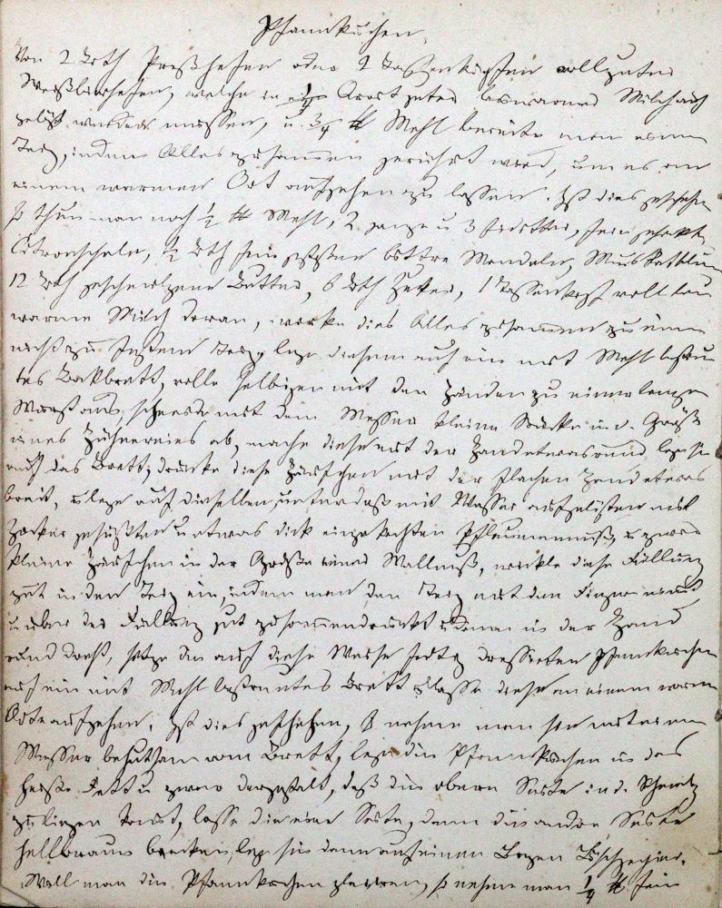 Große Abbildung Nr.1: 120-423 Kochbuch.: (Küche und Haushalt, Kochbücher, Handschriften)