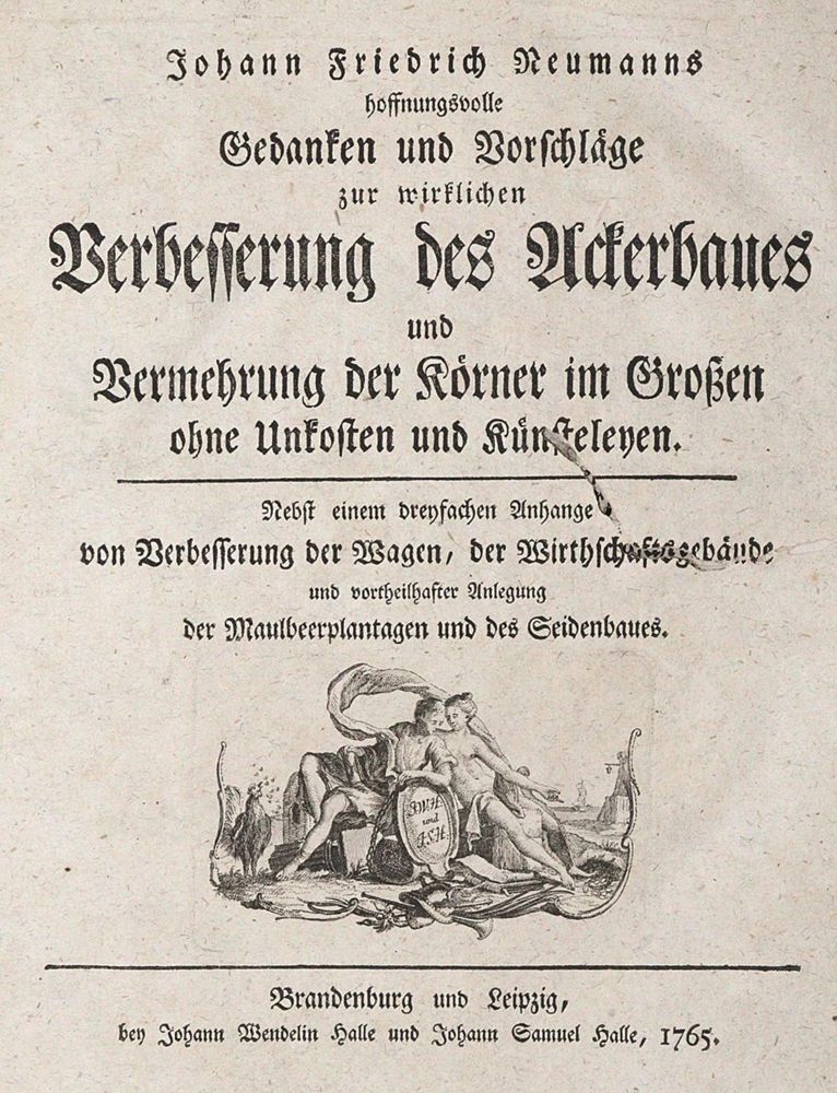 Große Abbildung Nr.1: 120-435 Neumann,J.F.: (Land- und Forstwirtschaft, Landwirtschaft)