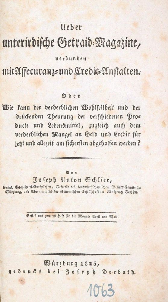 Große Abbildung Nr.1: 120-438 Schlier,J.A.: (Land- und Forstwirtschaft, Landwirtschaft)