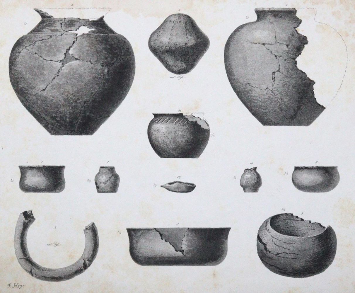 Große Abbildung Nr.1: 120-449 Vischer,W.: (Archäologie, Schweiz)