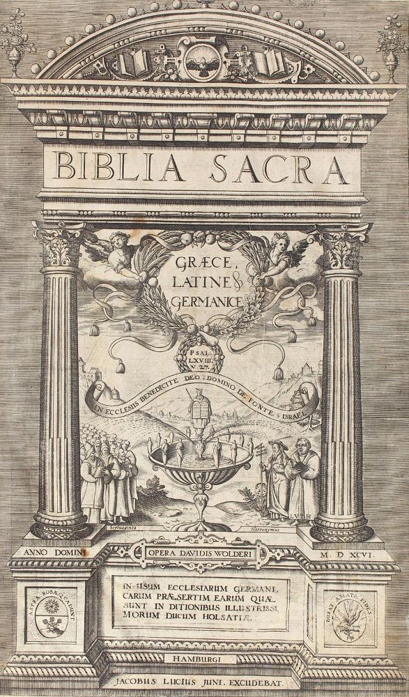 Große Abbildung Nr.1: 120-45 Biblia polyglotta.: (Bibeln)