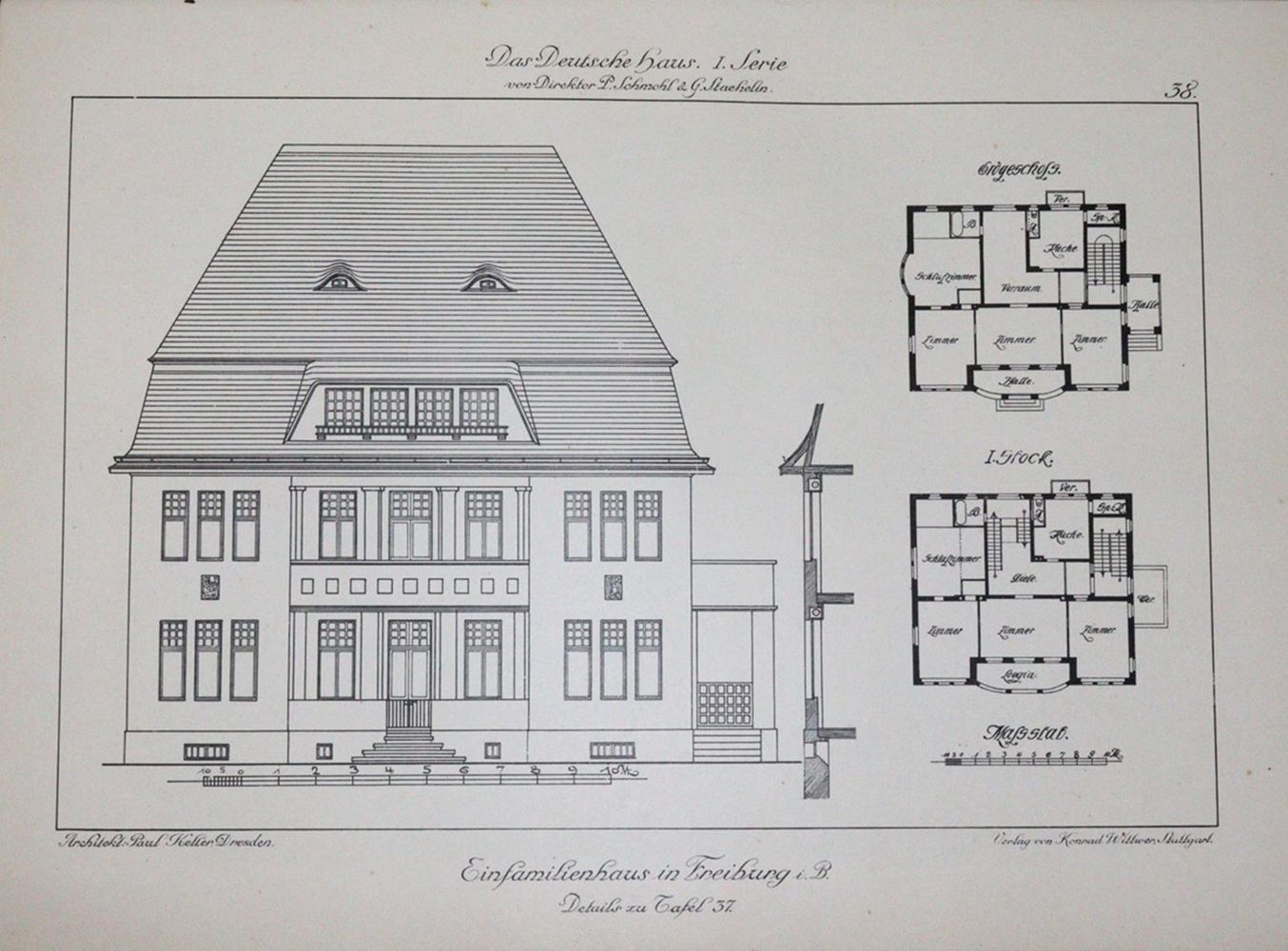 Große Abbildung Nr.2: 120-455 Schmohl,P. u. G.Staehelin (Hrsg.).: (Architektur)
