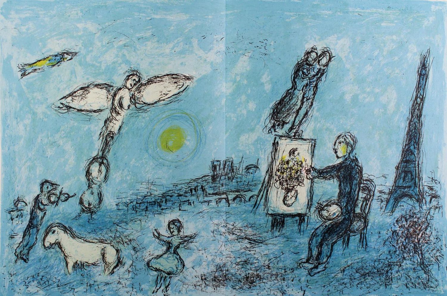 Große Abbildung Nr.1: 120-464 Derriere le miroir.: (Chagall)