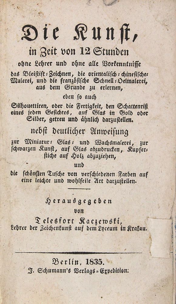Große Abbildung Nr.1: 120-483 Kaczewski,T. (Hrsg.).: (Kunstwissenschaft)