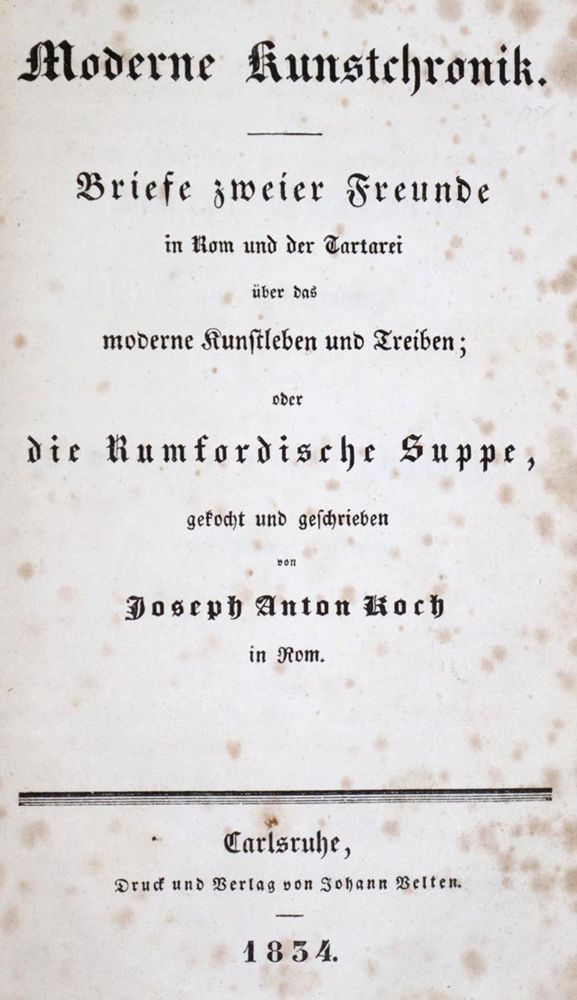Große Abbildung Nr.1: 120-487 Koch,J.A.: (Kunstwissenschaft)