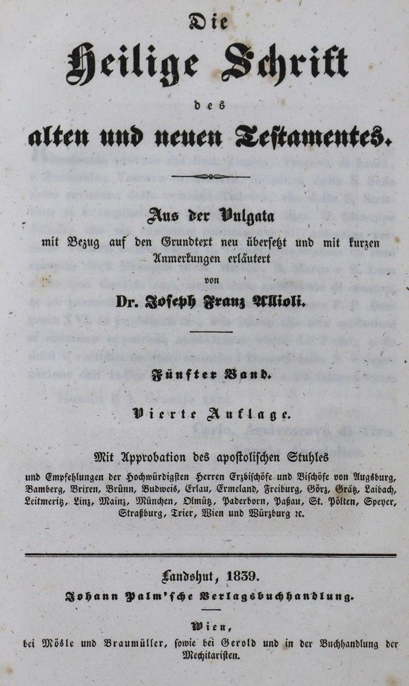 Große Abbildung Nr.1: 120-52 Heilige Schrift, Die,: (Bibeln)