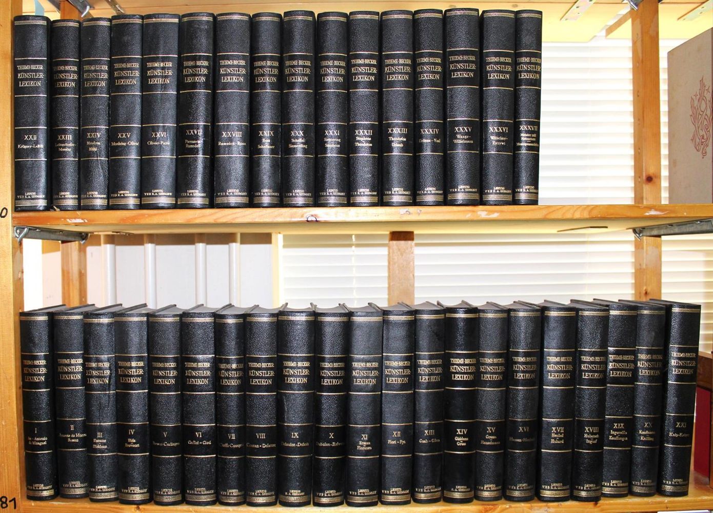 Große Abbildung Nr.2: 120-529 Thieme,U. u. F.Becker.: (Kunstwissenschaft)