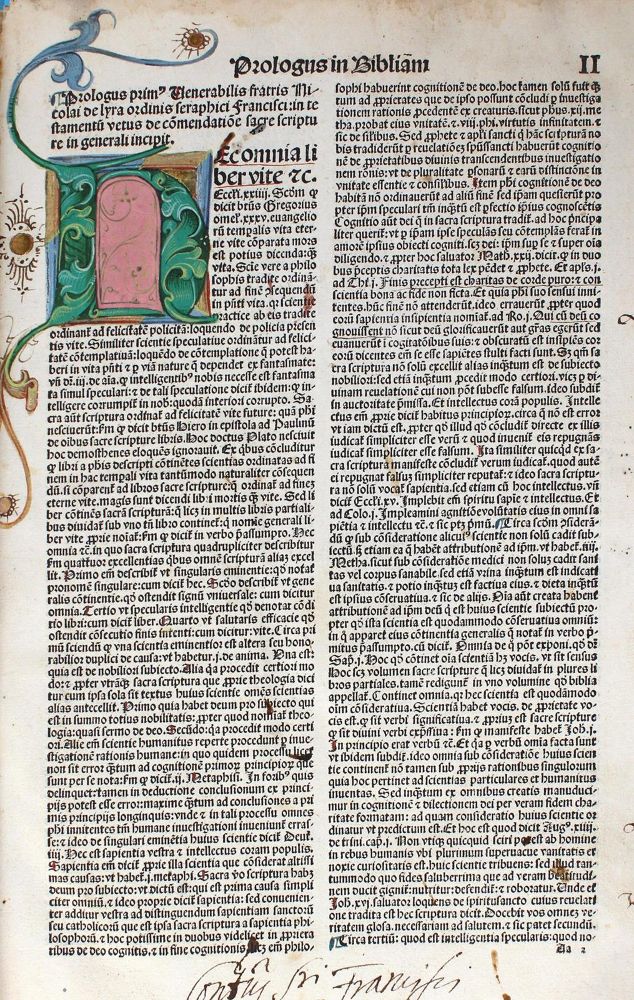 Große Abbildung Nr.1: 120-53 Biblia latina.: (Bibeln, Inkunabeln)