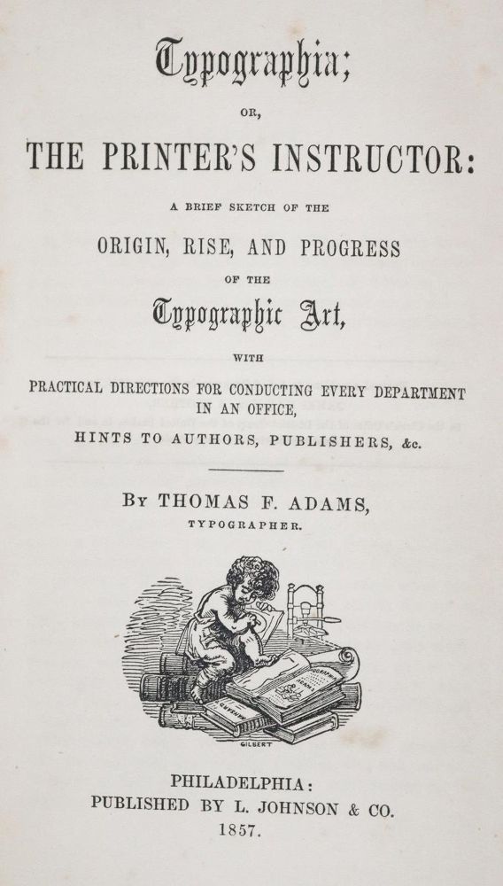 Große Abbildung Nr.11: 120-540 Adams,T.F.: (Druckkunst)