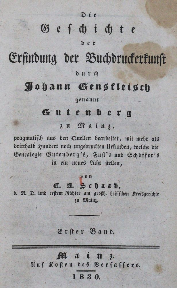 Große Abbildung Nr.1: 120-541 Schaab,C.A.: (Druckkunst)