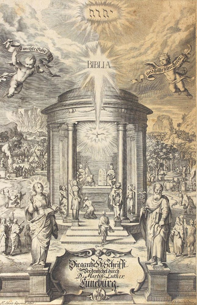 Große Abbildung Nr.1: 120-55 Biblia germanica.: (Bibeln, Lüneburg)