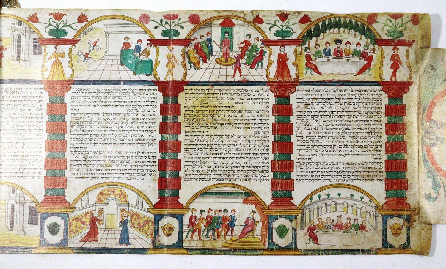 Große Abbildung Nr.2: 120-554 Kaniel Megillah.: (Faksimile, Judaica)