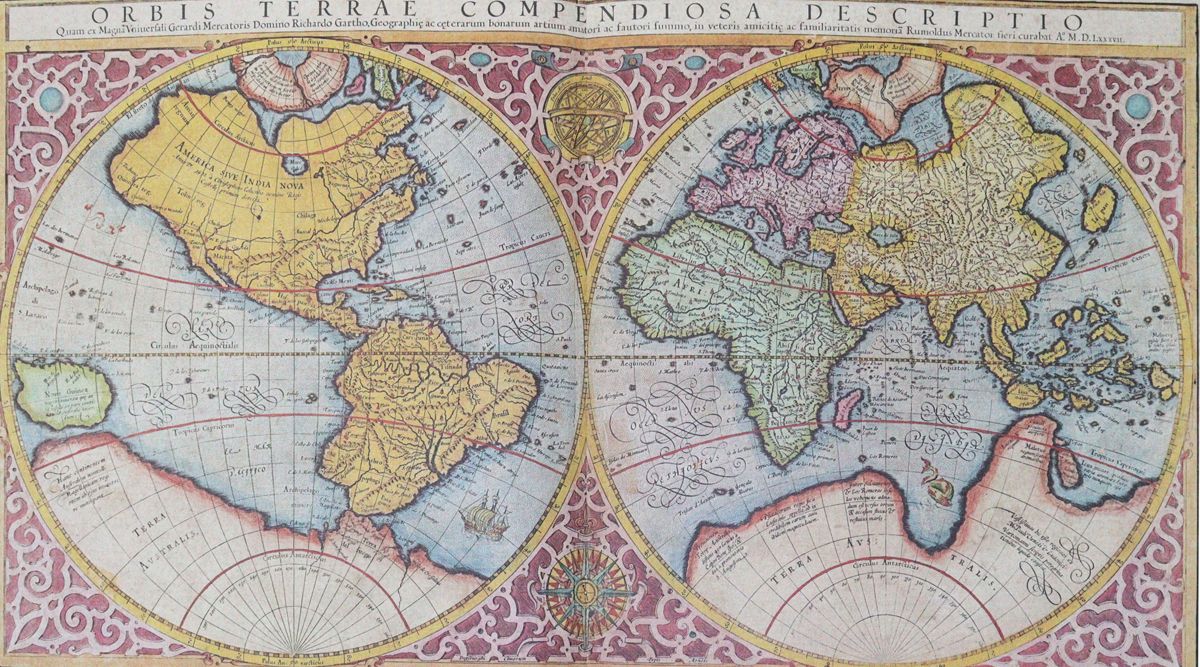 Große Abbildung Nr.1: 120-556 Mercator,G.: (Faksimile)