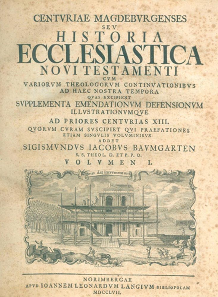 Große Abbildung Nr.1: 120-56 Baumgarten,S.J. u. J.S.Semler (Hrsg.).: (Bibeln, Magdeburg)