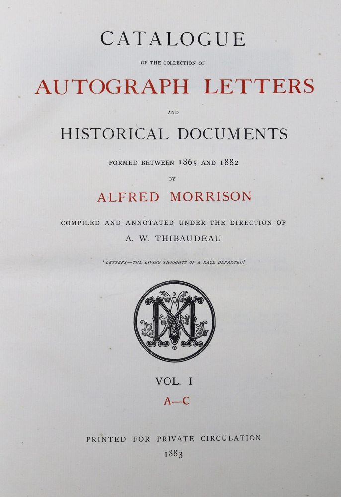 Große Abbildung Nr.2: 120-568 Morrison,A.: (Handschriften)