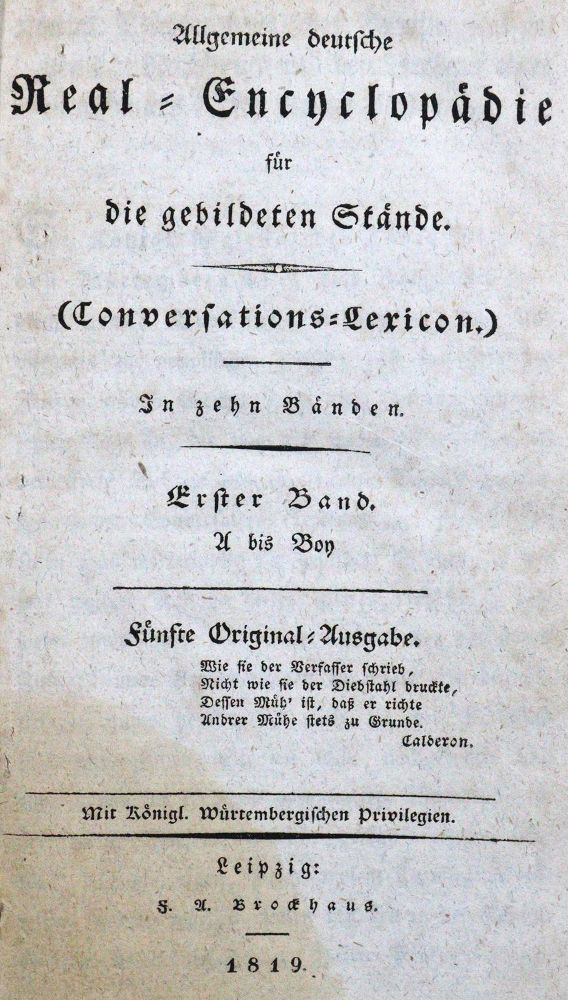 Große Abbildung Nr.1: 120-572 Brockhaus,F.A.: (Lexika - Wörterbücher - Sprachwissenschaften)