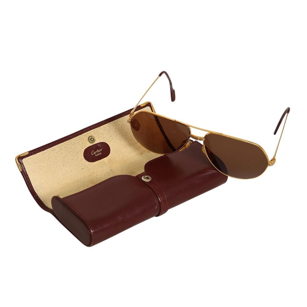 Große Abbildung Nr.2: 120-593 Cartier Aviator Sonnenbrille.: (Aktuelle Mode - Lifestyle - Vintage)