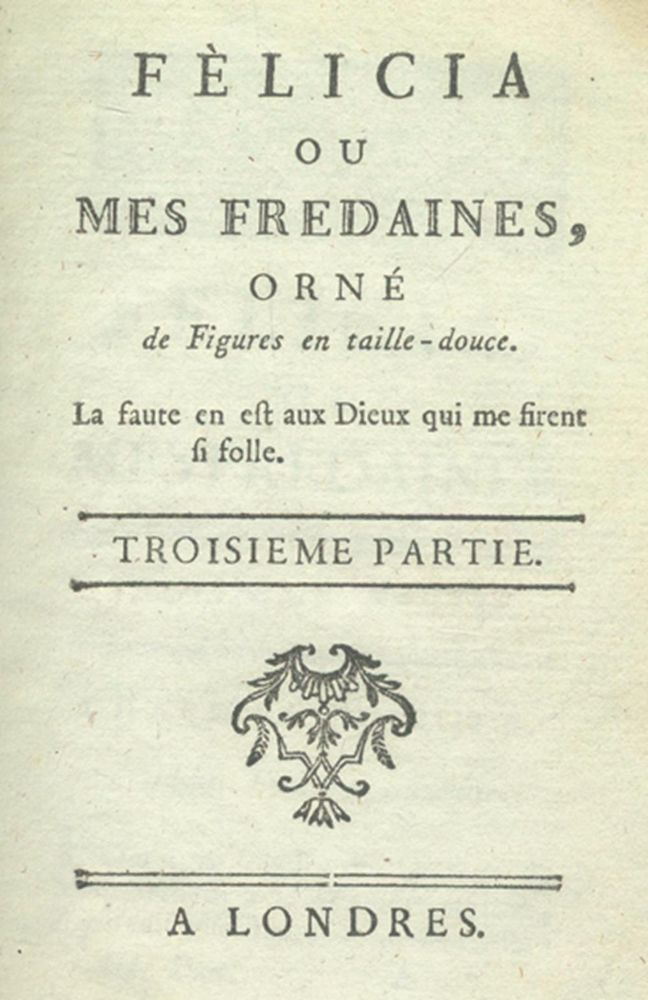Große Abbildung Nr.1: 120-596 (Andrea de Nerciat,A.-R.).: (Erotika - Galantes)