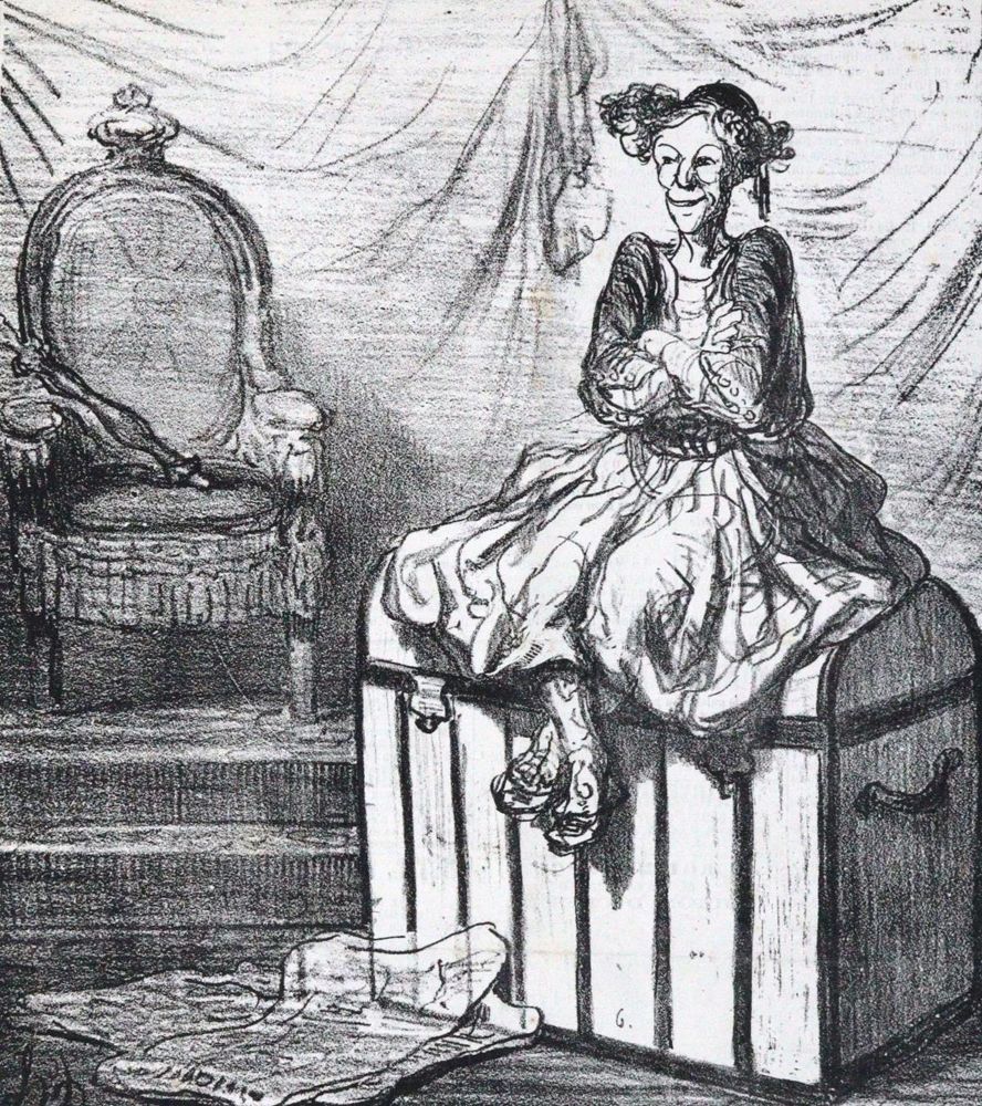 Große Abbildung Nr.1: 120-615 Daumier,H.: (Karikatur)