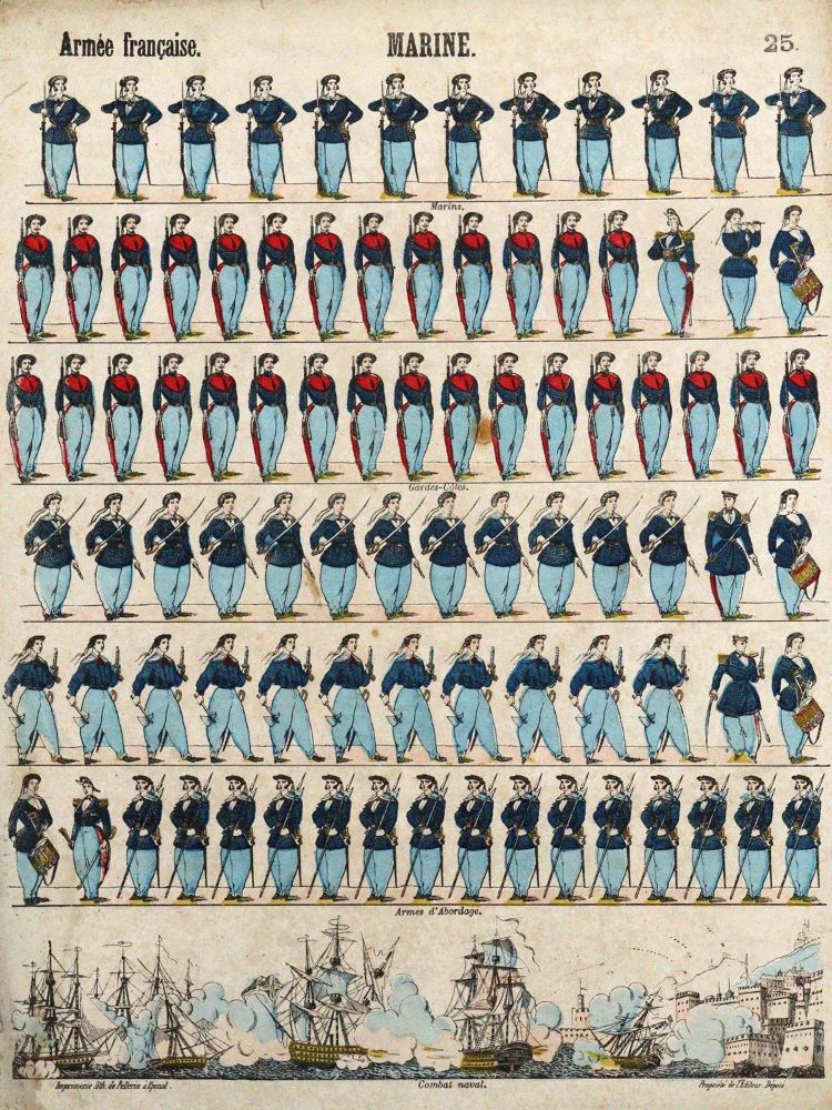 Große Abbildung Nr.1: 120-625 Sammlung: (Bilderbogen, Militaria)