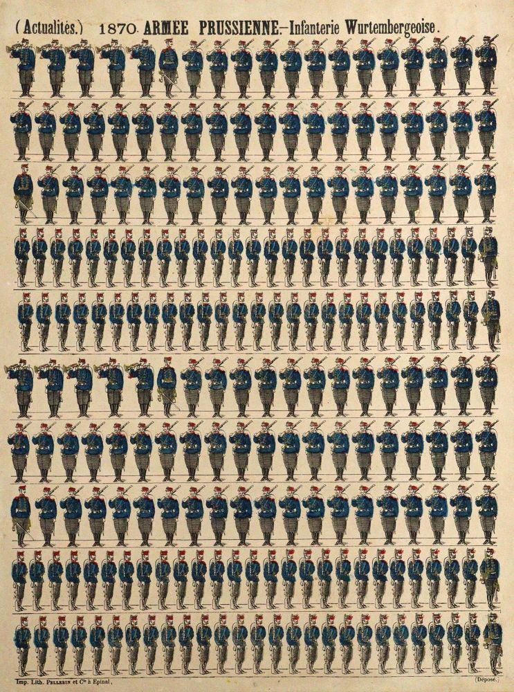 Große Abbildung Nr.2: 120-625 Sammlung: (Bilderbogen, Militaria)