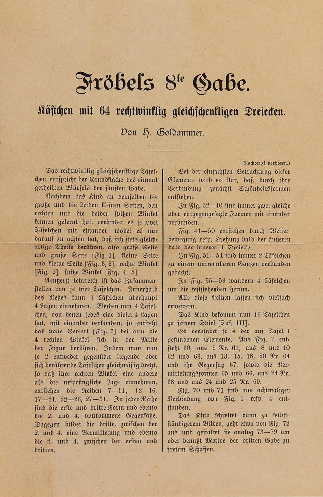 Große Abbildung Nr.3: 120-635 Froebel,F.: (Kinder- und Jugendbücher)