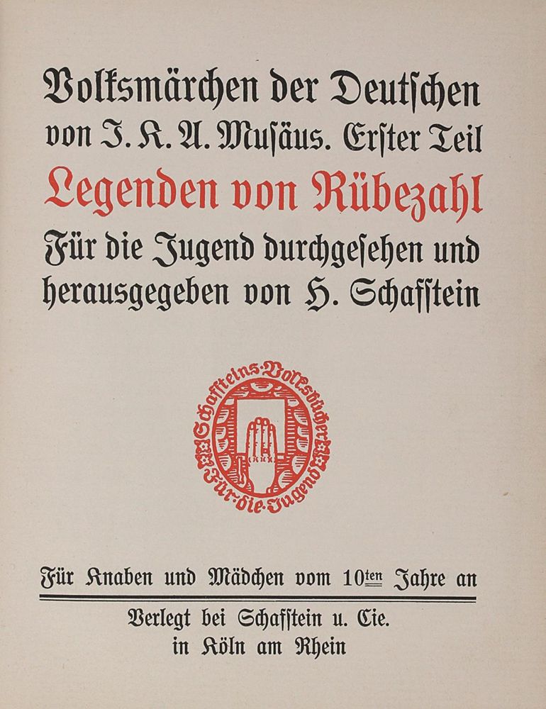 Große Abbildung Nr.1: 120-644 Musäus,J.K.A.: (Kinder- und Jugendbücher)