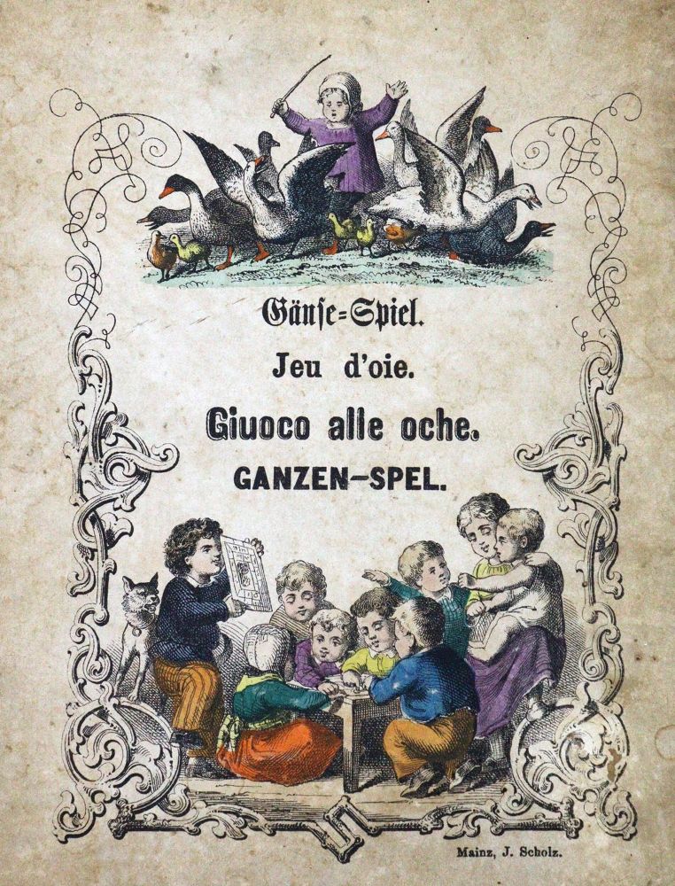 Große Abbildung Nr.1: 120-647 Gänse-Spiel.: (Scholz-Verlag)