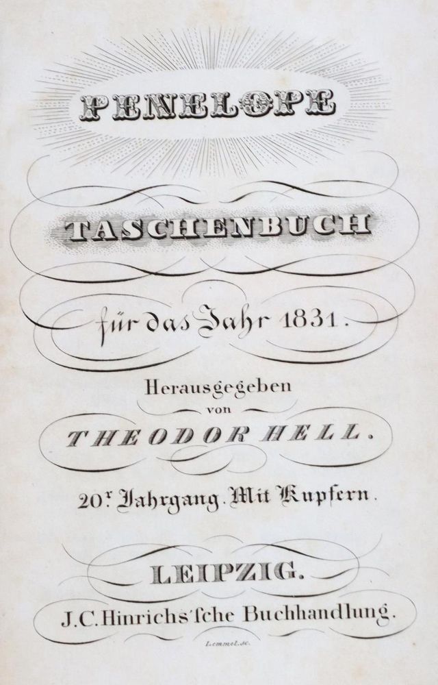 Große Abbildung Nr.1: 120-660 Penelope.: (Almanache)