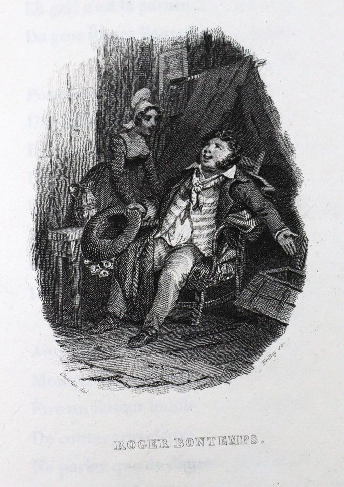 Große Abbildung Nr.1: 120-665 Beranger,P.J.de.: (Literatur und illustrierte Bücher bis 19.Jahrhundert)