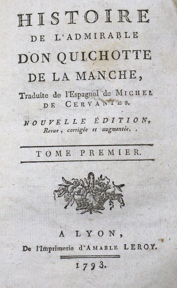 Große Abbildung Nr.1: 120-674 Cervantes Saavedra,M.de.: (Literatur und illustrierte Bücher bis 19.Jahrhundert)
