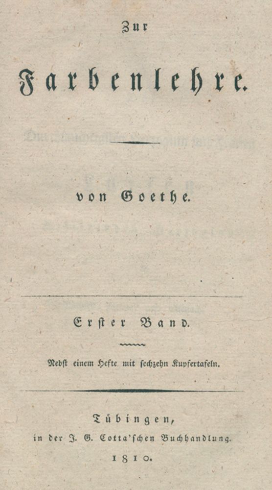 Große Abbildung Nr.1: 120-698 Goethe,J.W.v.: (Literatur und illustrierte Bücher bis 19.Jahrhundert)