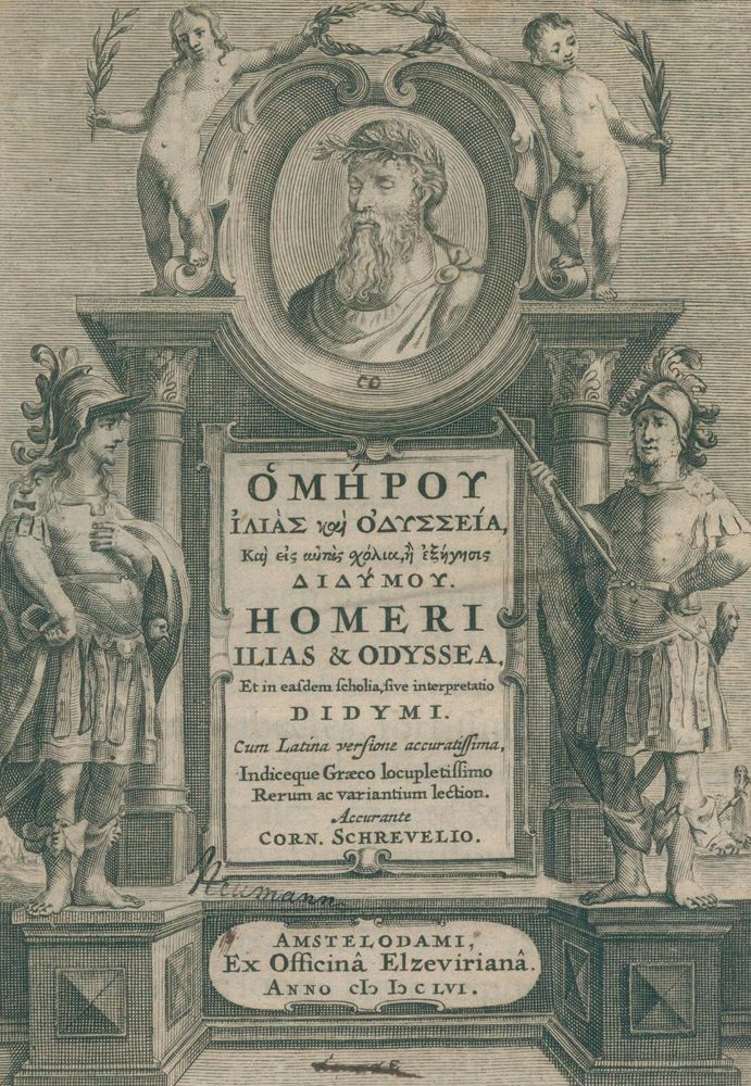 Große Abbildung Nr.1: 120-704 Homer.: (Literatur und illustrierte Bücher bis 19.Jahrhundert)