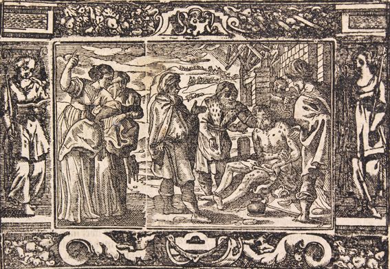 Große Abbildung Nr.1: 120-72 Konvolut: (Buchholzschnitte)