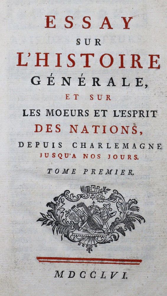 Große Abbildung Nr.2: 120-742 Voltaire,F.M.A.de.: (Literatur und illustrierte Bücher bis 19.Jahrhundert)