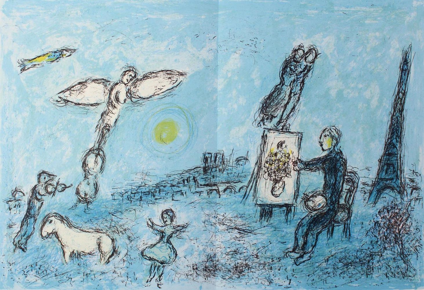 Große Abbildung Nr.1: 120-780 Derriere le miroir.: (Chagall)