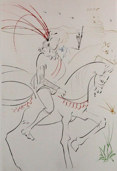 Große Abbildung Nr.1: 120-790 Dali,S.: (Literatur und illustrierte Bücher 20.Jahrhundert - Alte Literatur in modernen Ausgaben)