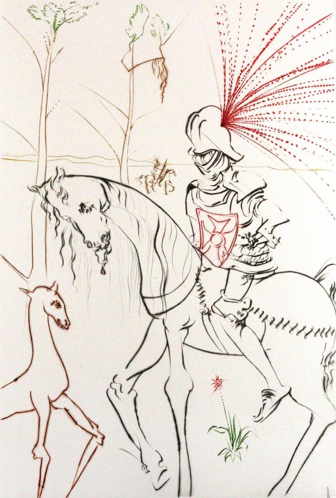 Große Abbildung Nr.5: 120-790 Dali,S.: (Literatur und illustrierte Bücher 20.Jahrhundert - Alte Literatur in modernen Ausgaben)